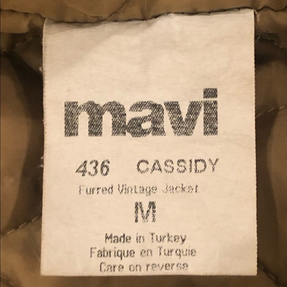 Mavi Jean Jacket, vintage Cassidy lined w/ detachable sherpa collar, L - Picture 6 of 14